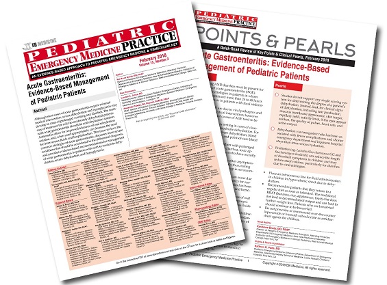 Acute Gastroenteritis: Evidence-Based Management of Pediatric Patients